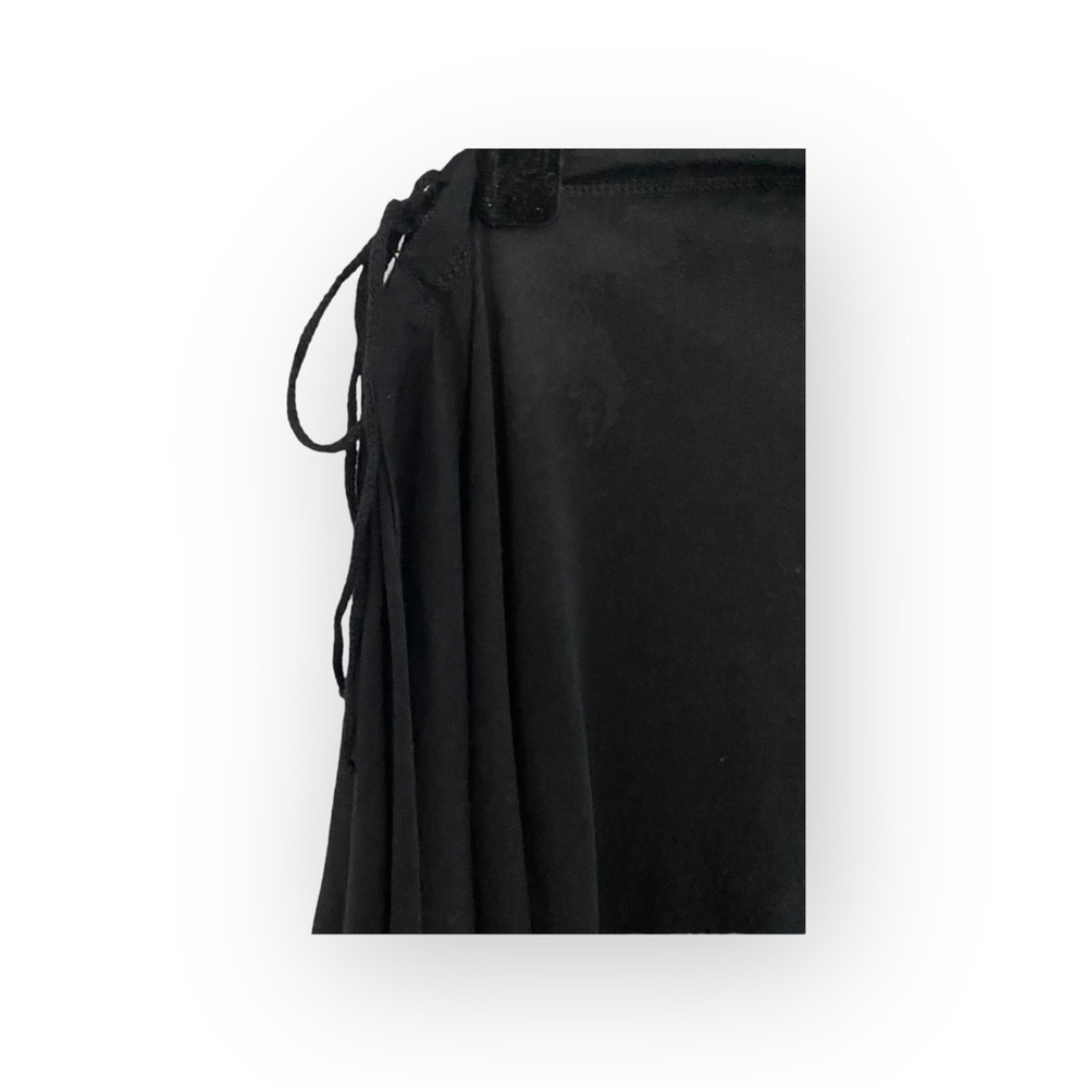 HTF: new Hard Tail ★ Float Layer Wrap Lightweight Cotton Mini Skirt ★ Black ★ S - Picture 12 of 16